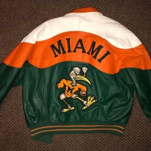 Vintage Miami hurricanes varsity a jacket